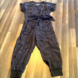Anthropologie Huxley utility jogger jumpsuit